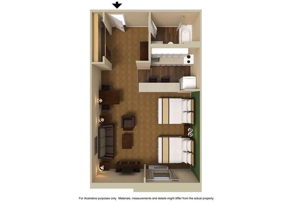 Extended Stay America Select Suites - Memphis - Cordova Стая снимка